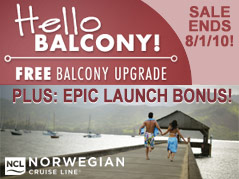 Free Balcony Upgrades - Sale ends Sunday!